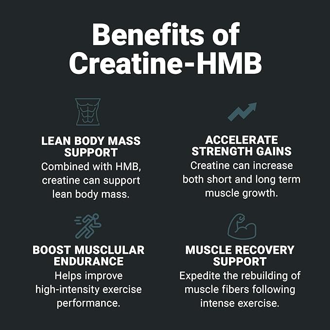 Wilderness Athlete - Creatine HMB - Micronized Creatine Monohydrate Powder HMB and Vitamin D3