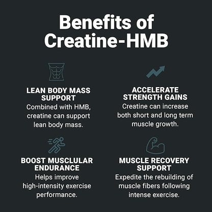 Wilderness Athlete - Creatine HMB - Micronized Creatine Monohydrate Powder HMB and Vitamin D3