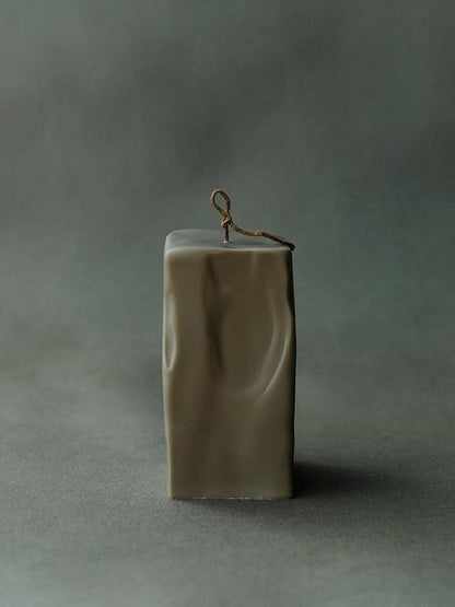 LAWA Raw Block Candle - Beautiful Handmade Pillar Scented Soy Wax Elegant Aesthetic Candle
