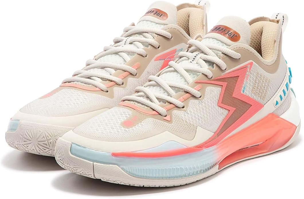 361° Big3 5.0 Quick PRO Basketball Shoes for Men Breathable Outdoor Sneakers Cushioning,Anti Slip