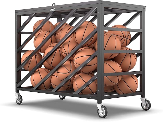 Murray Sporting Goods Premium Portable Ball Storage Locker | Basketball or Volleyball Storage Ball
