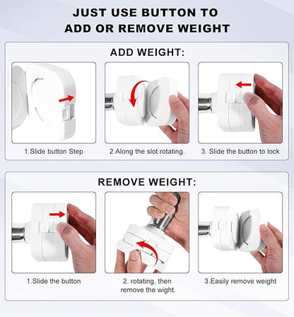 15LB 20LB 40LB 50LB Adjustable Dumbbell Set Free Weights Dumbbells Set for Women Men Hand Weights