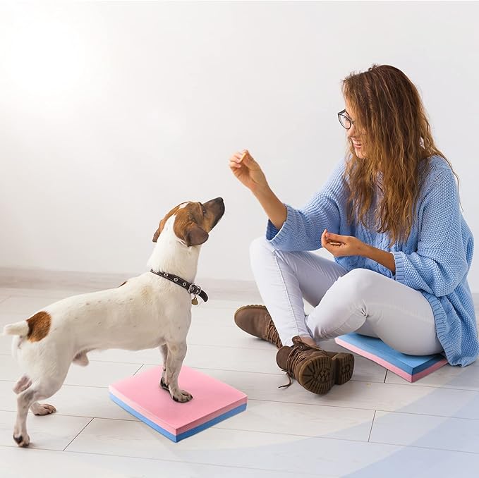 Yes4All Upgraded Size Foam Pad for Exercise, Nonslip Foam Balance Pad Physical Therapy, Yoga &