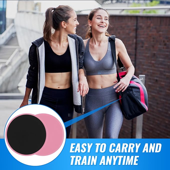 Wettarn 24 Pcs Core Sliders for Working Out Abdominal Exercise Gliding Discs Dual Sided Workout