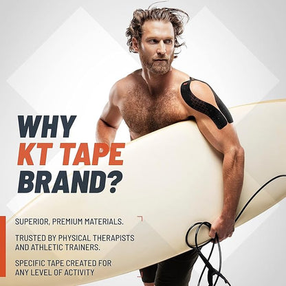 KT Tape PRO Extreme, Synthetic Jumbo Kinesiology Athletic Tape, 125 Foot Uncut Roll, Titan Tan
