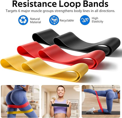 7 in1 Foam Roller Set for Deep Tissue Muscle Massager - High Density Back Roller, Muscle Roller