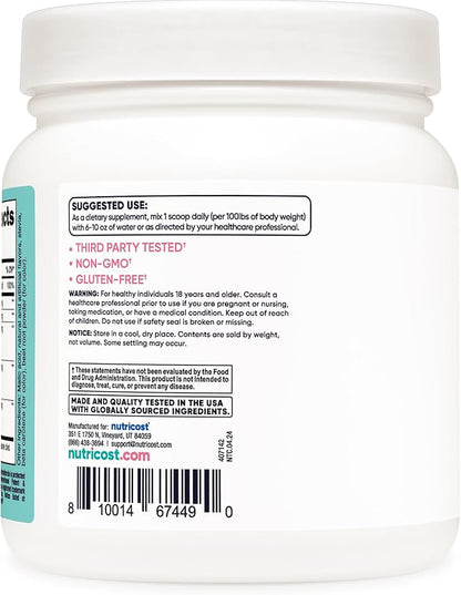Nutricost Creatine Monohydrate Powder for Women, Micronized, Peach Mango, 100 Servings