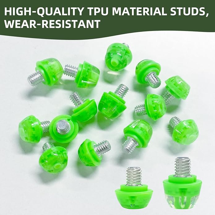 Soccer Cleat Studs, Replacement TPU Football Spikes with Wrench, Lightweight & Durable for Adidas