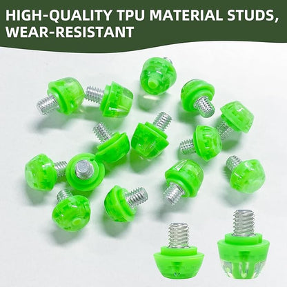Soccer Cleat Studs, Replacement TPU Football Spikes with Wrench, Lightweight & Durable for Adidas