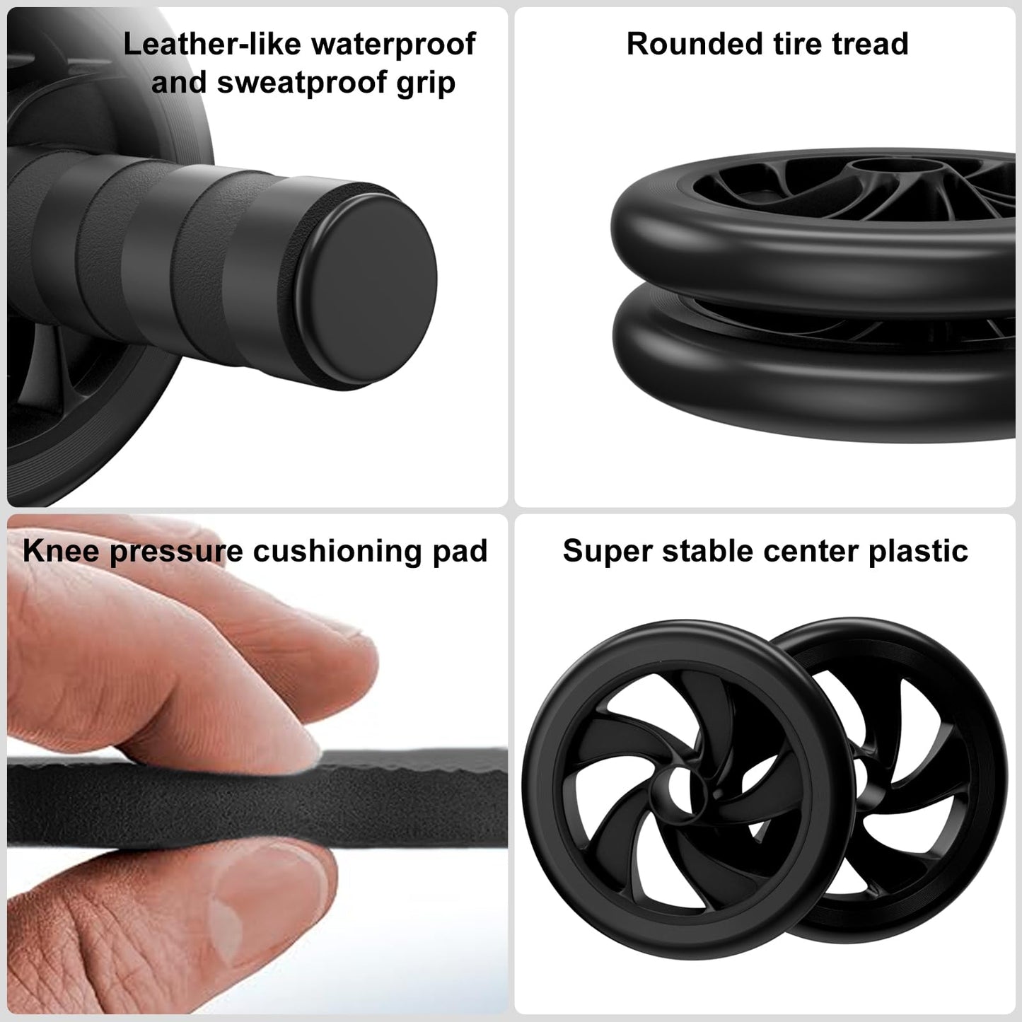 Bnlei Abdominal Wheel, Ab Roller for Abdominal Exercise Machine, Abs Workout Equipment, Core