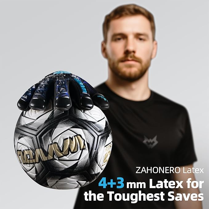 WVVOU Soccer Goalie Gloves for Adults and Youth, High Performance Goalkeeper Gloves with 5