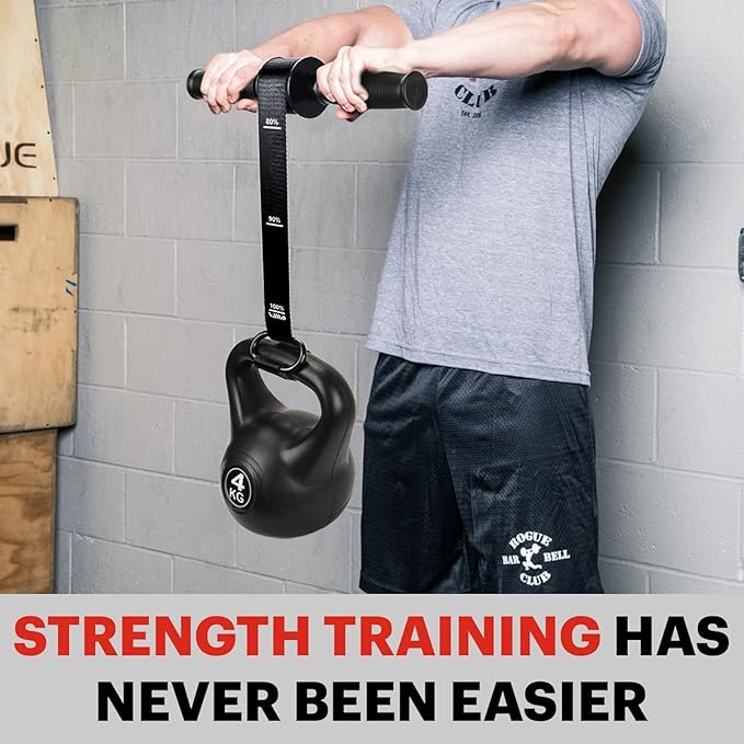 VAIIO Forearm Strengthener and Wrist Roller with Quick Locking Mechanism - Durable PVC Anti-Slip