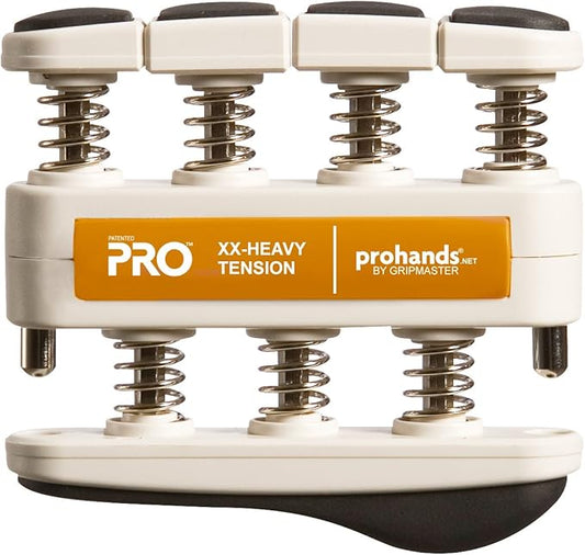 PRO Hand Exerciser, Finger Exerciser (Hand Grip Strengthener), Spring-Loaded, Finger-Piston System