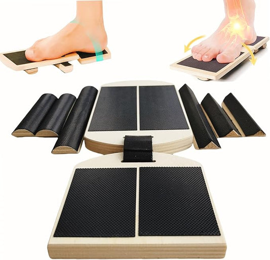 Portable Wooden Slant Board for Calf Stretching Squats Calf Stretcher Pilates Physical Therapy