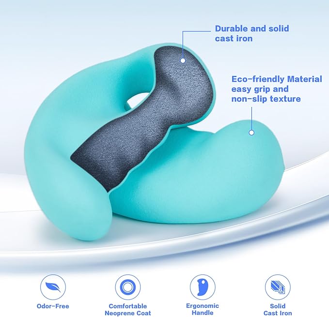 Ergonomic Dumbbells Weights Set-Hand Weights for Women at Home, Ear Dumbbells Weights for Pilates