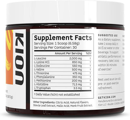 Kion Aminos Essential Amino Acids Powder - Amino Acid Nutritional Supplements, Aminos Powder