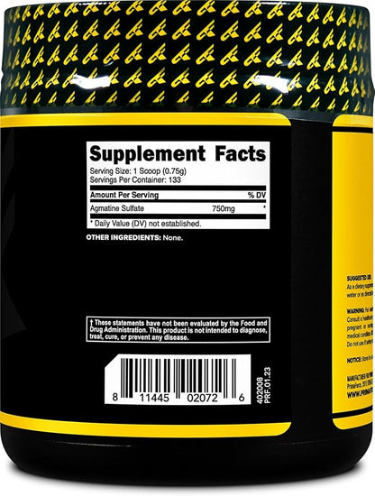 Primaforce Agmatine Sulfate Powder Supplement, 100 Grams ??Promotes Nitric Oxide