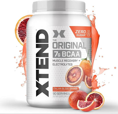 Xtend Original BCAA Powder 7g BCAA and 2.5g L-Glutamine, Sugar Free Post Workout Muscle Recovery