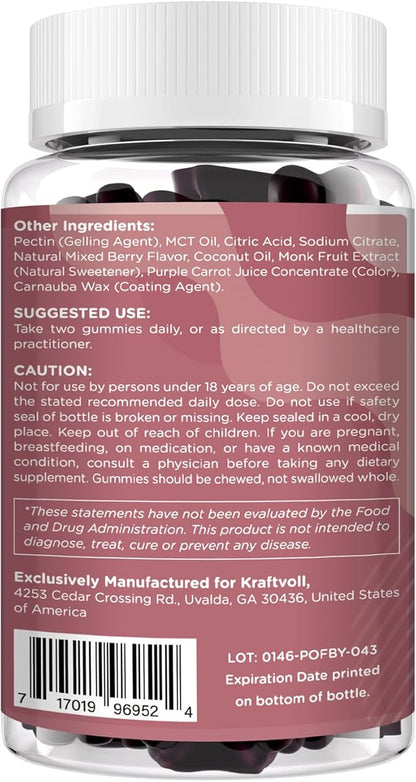 Beet Root Gummies 6000mg ??Nitric Oxide Booster with Grape Seed, Pomegranate, Vitamins C & B12