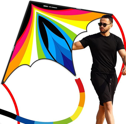 Triangular-Shaped Kite - Easy to Control, with an Eye-catching Design, it is Perfect for Outdoor