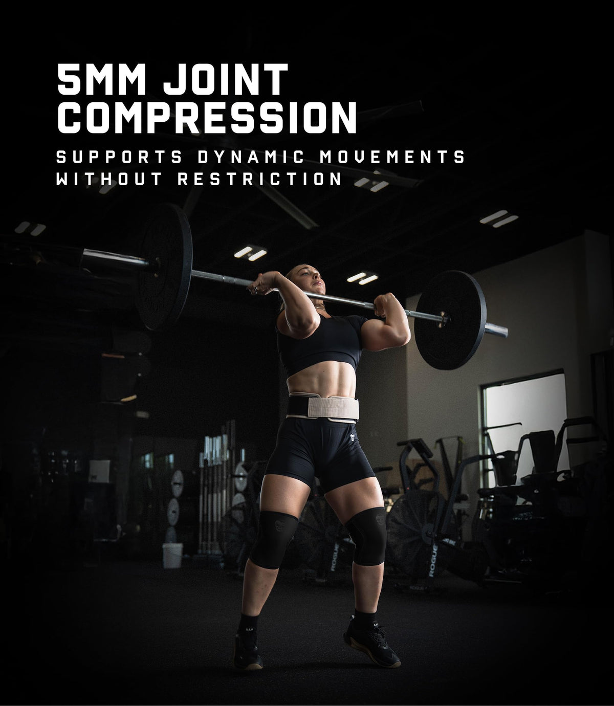 Gymreapers 5MM Knee Sleeves for Weightlifting, Squats, Powerlifting, and Functional Training