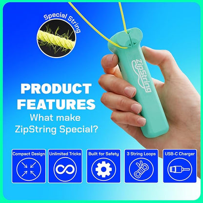 Original - As Seen on Shark Tank - Classic Rope Launcher Toy, Perfect for Kids & Adults - Fly a