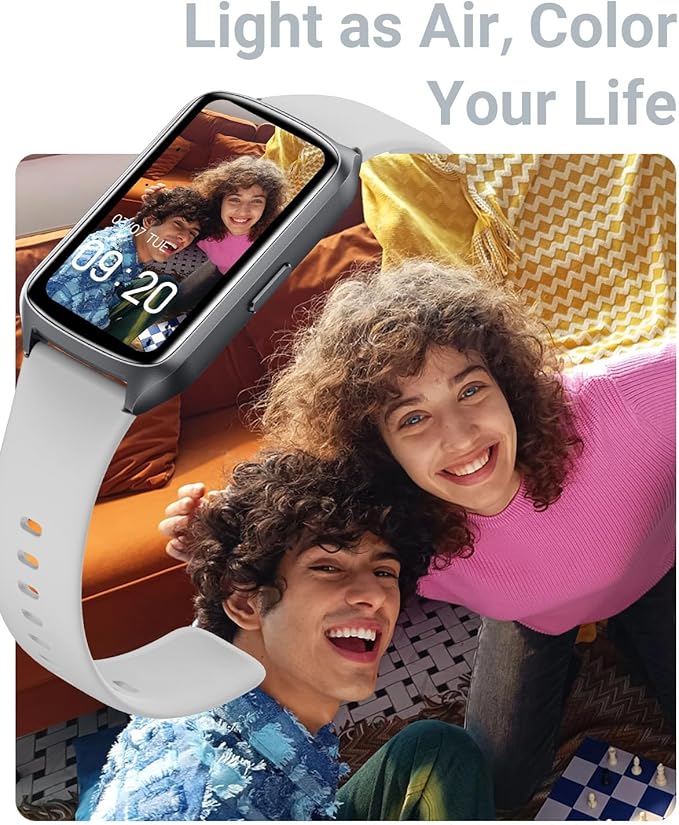 Health Fitness Tracker with 24/7 Heart Rate, Blood Oxygen, Blood Pressure, Sleep Tracker, 5ATM