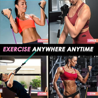 WHATAFIT Resistance Bands, Exercise Bands，Resistance Bands for Working Out, Work Out Bands with