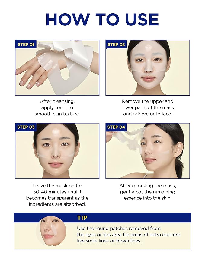 CKD Vita C Teca Blemish Shot Face Gel Mask with Vitamin C & Centella Asiatica (5ea) - Korean