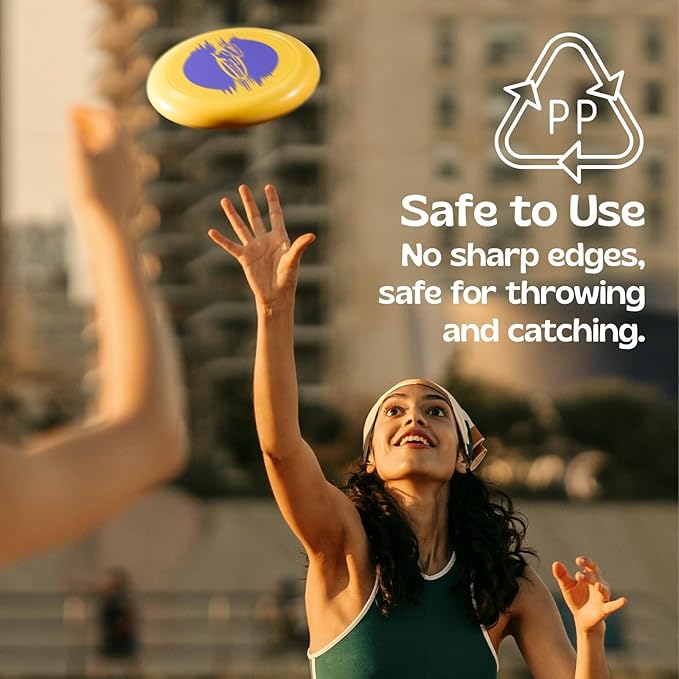 Wham-O Frisbee Cool Flyer Flying Disc, 9.95 Inch Sports Disc Lightweight Durable for Outdoor Beach