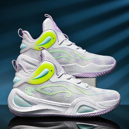 High Upper Basketball Shoes for Men Women Sneakers Fashion Breathable Sports Shoes Anti Slip