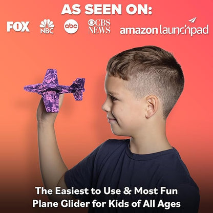 Foam Airplanes for Kids - Best Girl Toys Age 4 & Up - Engaging Toy for 7 Year Old Girl Birthday