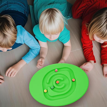 Maze Balance Board for Kids Plastic Wobble Rocker Balance Board with Mini Balls Load 170lb for
