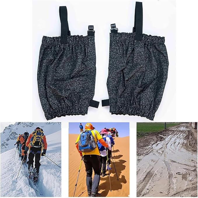 Ankle Gaiters,Lightweight Adjustable Leg Gaiters for Men Women, Waterproof Hiking Gaiters for