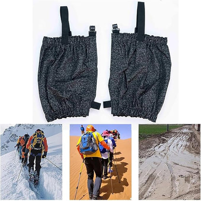 Ankle Gaiters,Lightweight Adjustable Leg Gaiters for Men Women, Waterproof Hiking Gaiters for