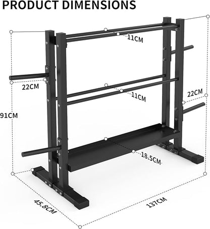 PPROIRON Dumbbell Rack, Heavy Duty Thickened with 1000Lbs Load Capacity, Extra Large Capacity