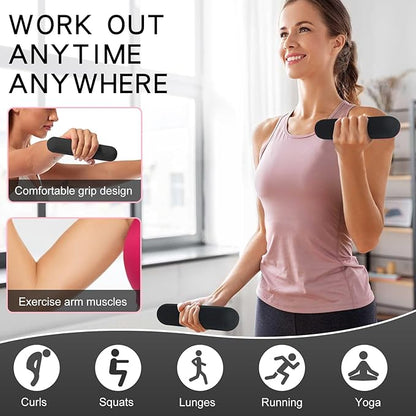 Dumbbell Hand Weight Bars for Women,3lbs Dumbbells Set of 2 or 1pcs Kettlebell Ring for