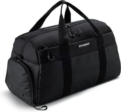 Fitgriff® Gym Bag V2 for Men and Women with Shoe & Wet Compartment - Duffle Bag for Travel, Sports