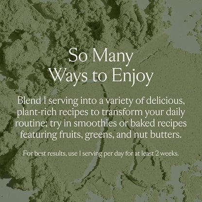 SAKARA Protein + Greens Super Powder ??30 Servings, Organic Plant-Based Blend with Hemp, Pumpkin