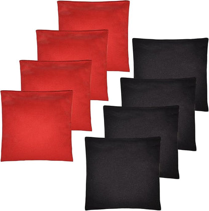 Set of 8 Regulation Cornhole Bags Double Sided, Weather Resistant Bean Bags for Cornhole Toss Game