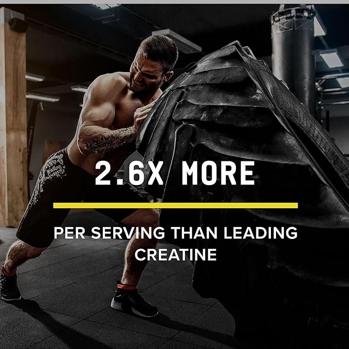BEYOND RAW Science-Backed Creatine HCl Powder, Lab Grade, for Muscle Strength and Growth, Energy
