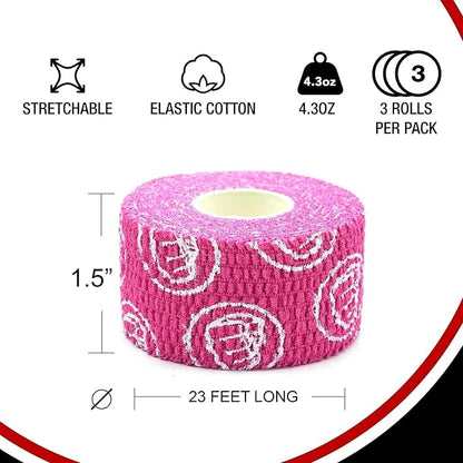 WOD Nation Flexible Hook-Grip Athletic Tape – Easy-Tear, Sweat-Proof Thumb & Finger Strips for