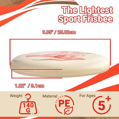 Wham-O Frisbee All Sport Flying Disc 140g, 9.85 Inch, Durable Sports Disc with Non-Slip Grip for