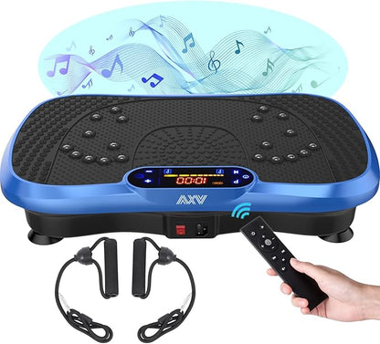 AXV Vibration Plate Fitness Platform Exercise Machine Vibrating Shaking Full Body Shaker Workout