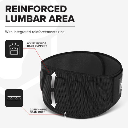 Iron Bull Strength Weightlifting Belt for Men and Women - 6 Inch Auto-Lock Weight Lifting Back