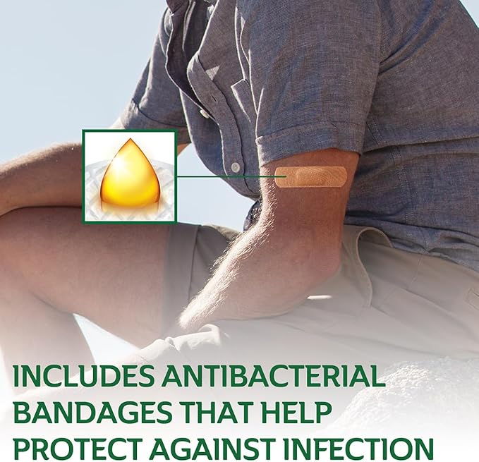 CURAD Assorted Bandages Variety Pack, 300 Count, 6 Styles Including Antibacterial, Waterproof