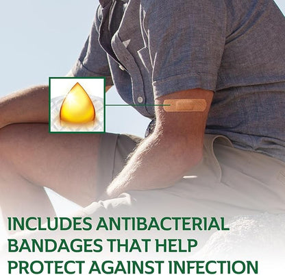 CURAD Assorted Bandages Variety Pack, 300 Count, 6 Styles Including Antibacterial, Waterproof