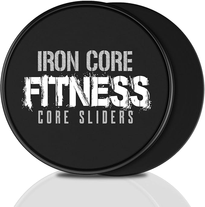 Core Sliders for Working Out, Dual Sided Exercise Gliding Discs for Use on All Surfaces, Ultimate