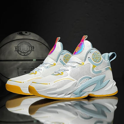 Boys Basketball Shoes Breathable Indoor Athletic Shoes Youth Outdoor Fashion Sneakers Comfortable