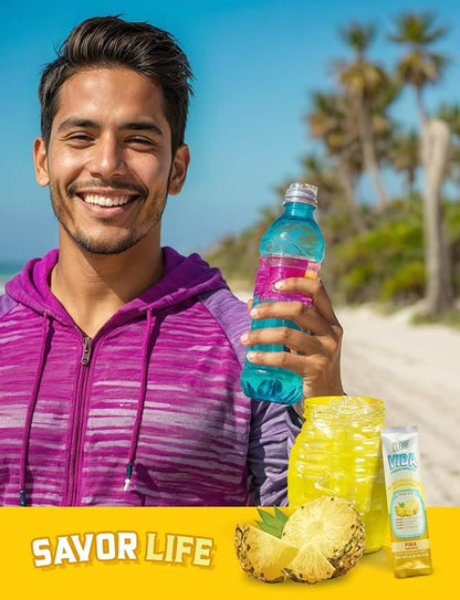 Electrolyte Drink Mix – Pineapple Agua Fresca Flavor | Sugar-Free Hydration Powder with Coconut